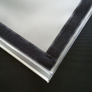 Transparent acrylic sheet. PVC Sleeve for Printed Flex