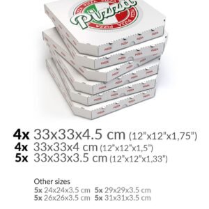 PRODELBAGS DURA-LIGHT, DURA-STAR insulated pizza delivery bag for 5 pizza delivery 33cm, 12