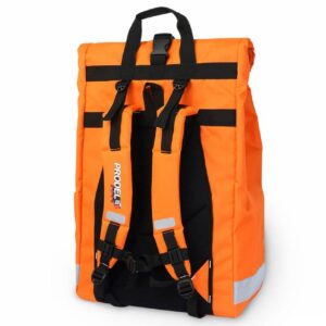Rolltop backpack - Messenger bag - sac de livraison Sac à dos pour coursier à vélo - orange