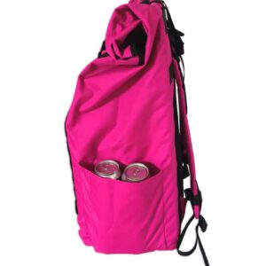 Rolltop backpack - Messenger bag - sac de livraison Sac à dos pour coursier à vélo - rose