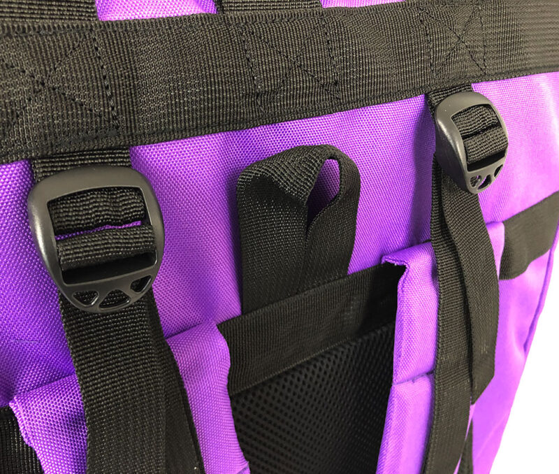 Rolltop backpack - Messenger bag - sac de livraison Sac à dos pour coursier à vélo - violet