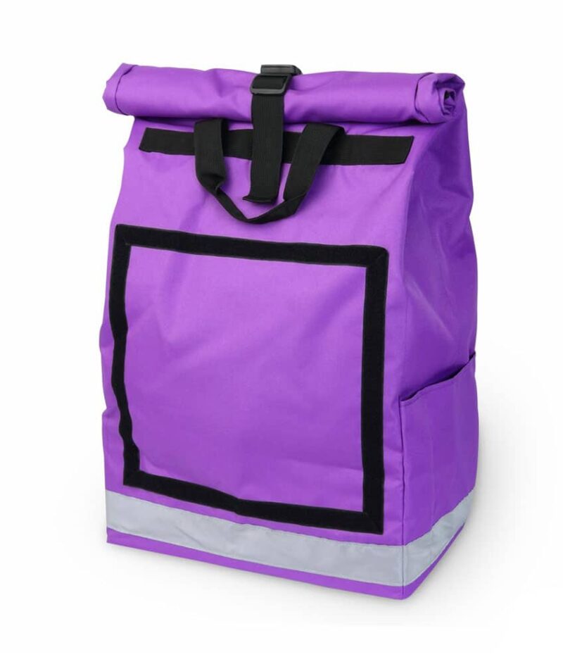 Rolltop backpack - Messenger bag - sac de livraison Sac à dos pour coursier à vélo - violet
