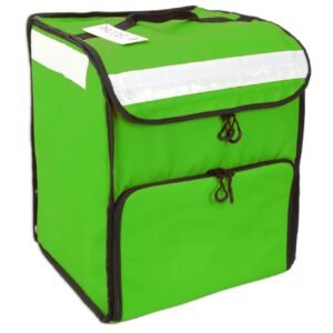 Pizza Delivery Bag Thick Insulated Food Thermal Holds up to 12'' Pizzas Green 
