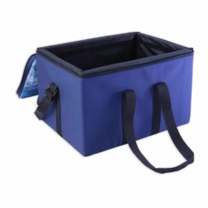 An extraordinary design that keeps the frozen foods cold for up to 4 hours! This food cooler box has thick layers of insulation and a liquid gel can be added to give additional coolness to the product inside. Up to 10 hours cooling