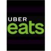 Digital printing on PVC. Uber Eats logo. Uber Eats Bag