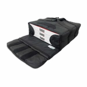Prodelbags black insulated delivery bag for pizza delivery 33cm, 40cm.