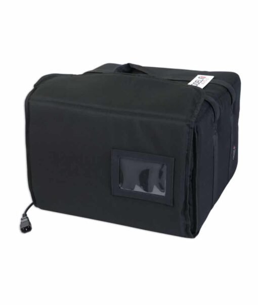 Prodelbags black insulated delivery bag for pizza delivery 33cm, 40cm, 50cm.
