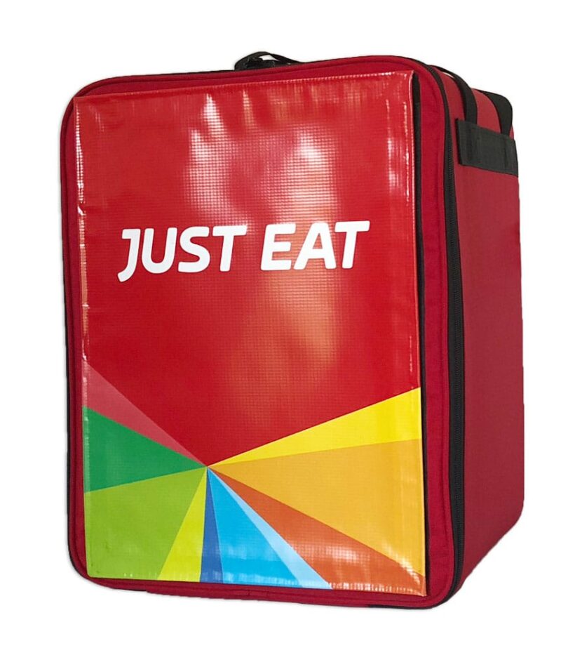 PRD 22 insulated delivery bag for Just Eat bicycle courier
