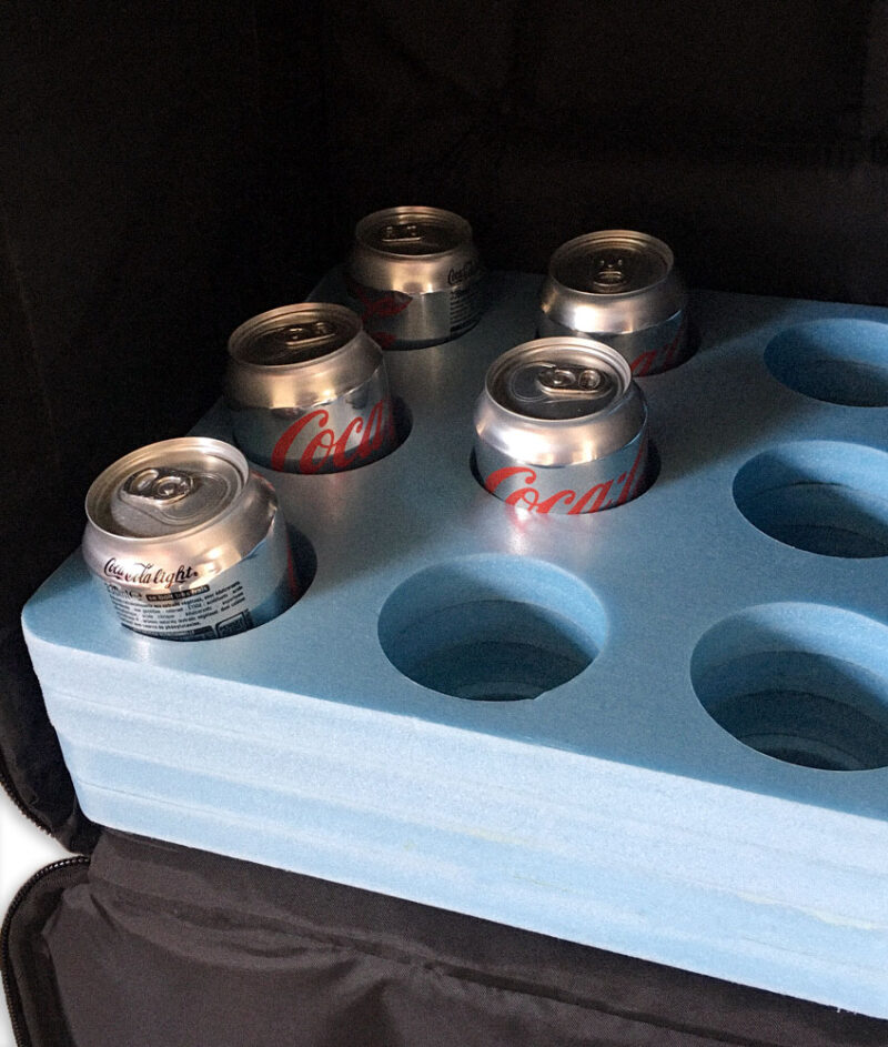 These drink cup holders work great for food and beverage deliveries and catering